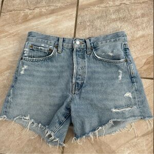 Agolde Parker Long Jean Shorts